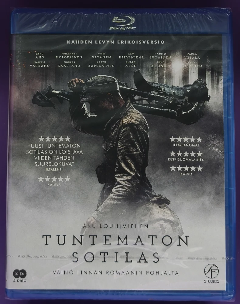 UUSI! 2 BLU-RAY) O: Aku Louhimies: Tuntematon sotilas (2017)