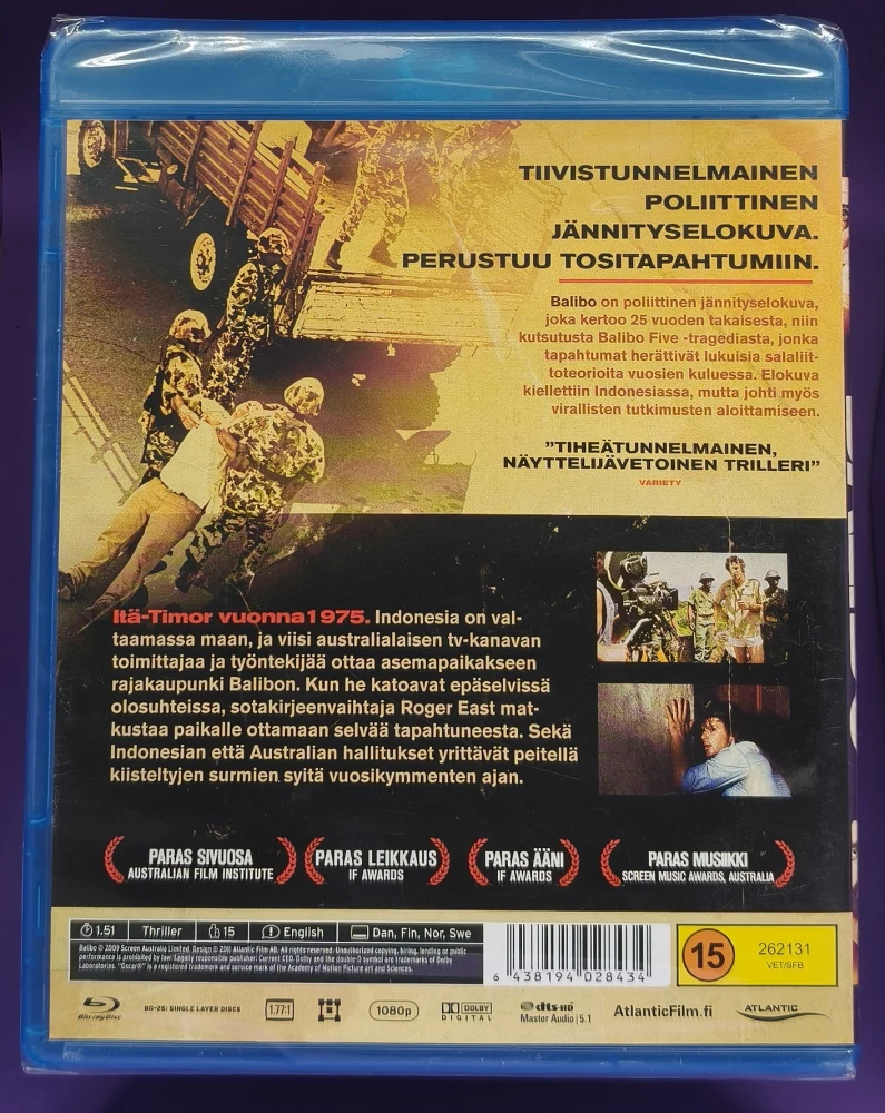 UUSI! BLU-RAY) Balibo (2009) Anthony LaPaglia
