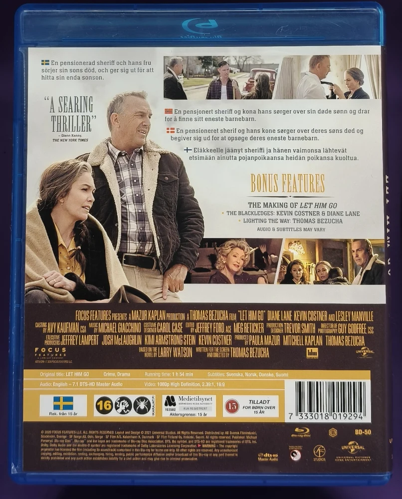 BLU-RAY) Kevin Costner: Let Him Go (2020)