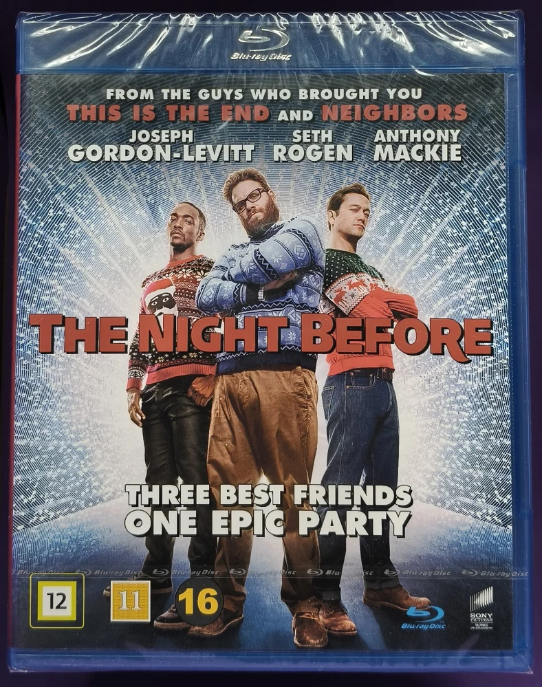 UUSI! BLU-RAY) The Night Before (2015)