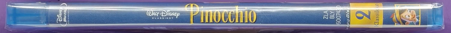 UUSI (BLU-RAY) WALT DISNEY KLASSIKKO 2. Pinocchio (1940) SUOMIKANNET