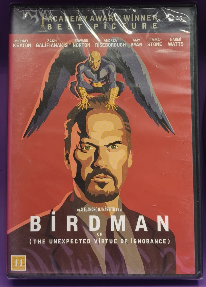 UUSI! DVD) Michael Keaton: Birdman (2014) SUOMITEKSTIT