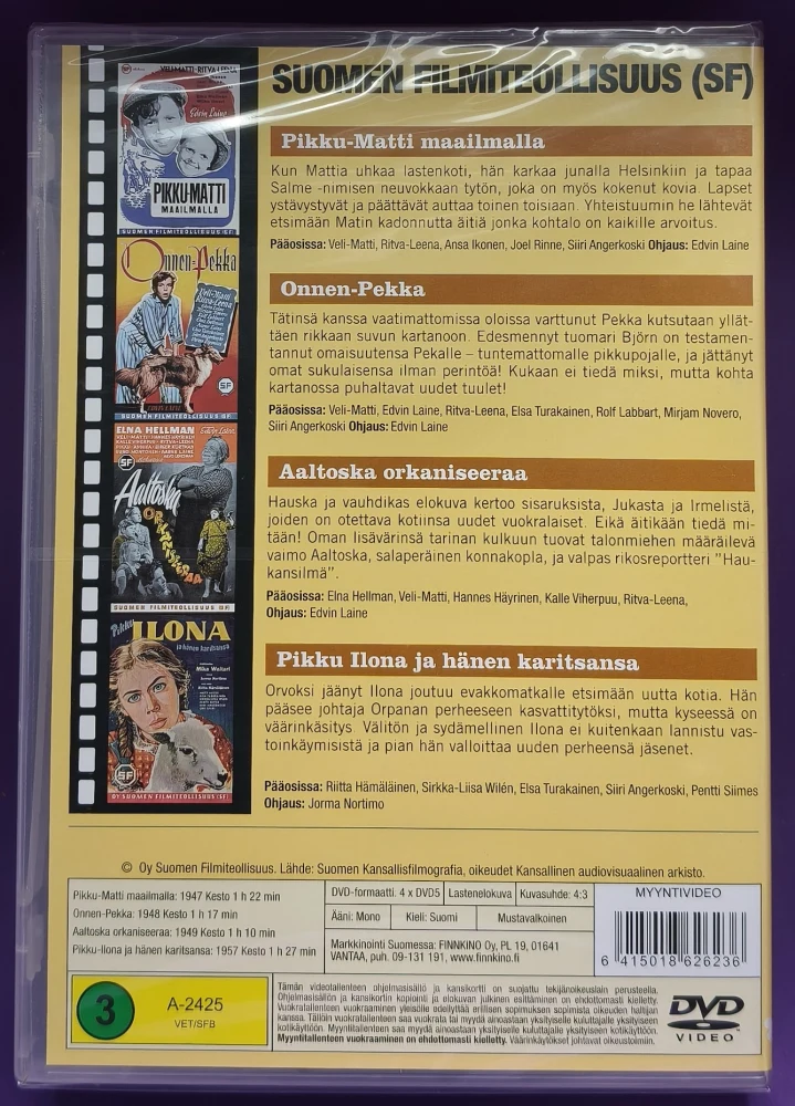 UUSI (4 DVD) SF Elokuvaklassikot 18