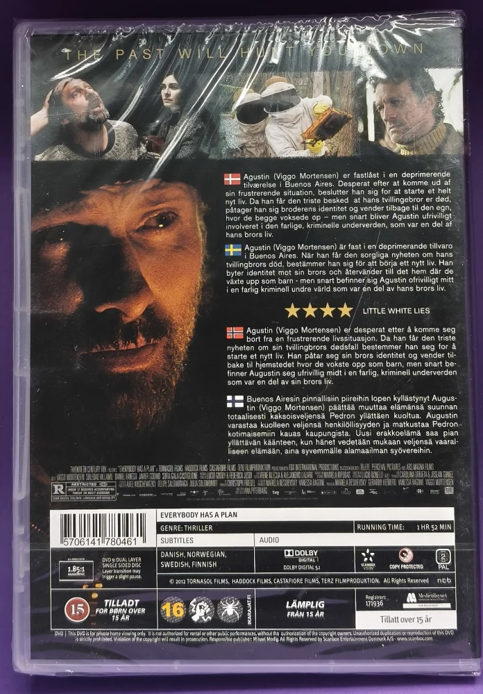 UUSI (DVD) Viggo Mortensen: Everybody Has a Plan (2012)
