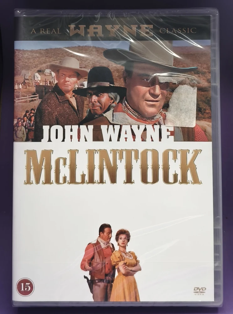 UUSI (DVD)  John Wayne: McLintock - Lännen hurjapäät (1963)