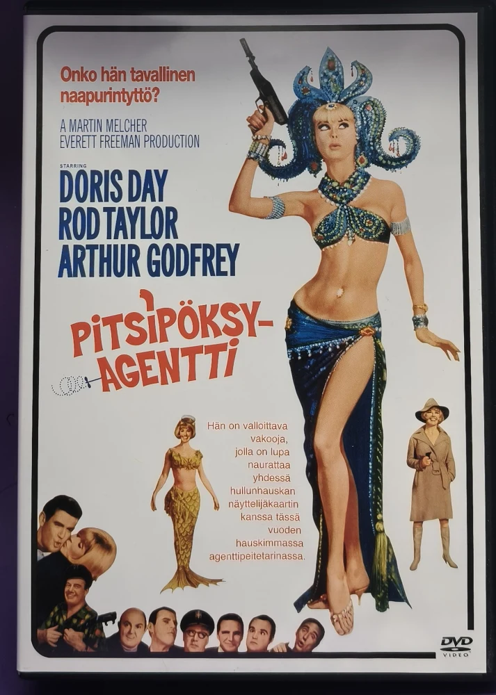 DVD) Doris Day: Pitsipöksyagentti -  The Glass Bottom Boat (1966) SUOMIKANNET
