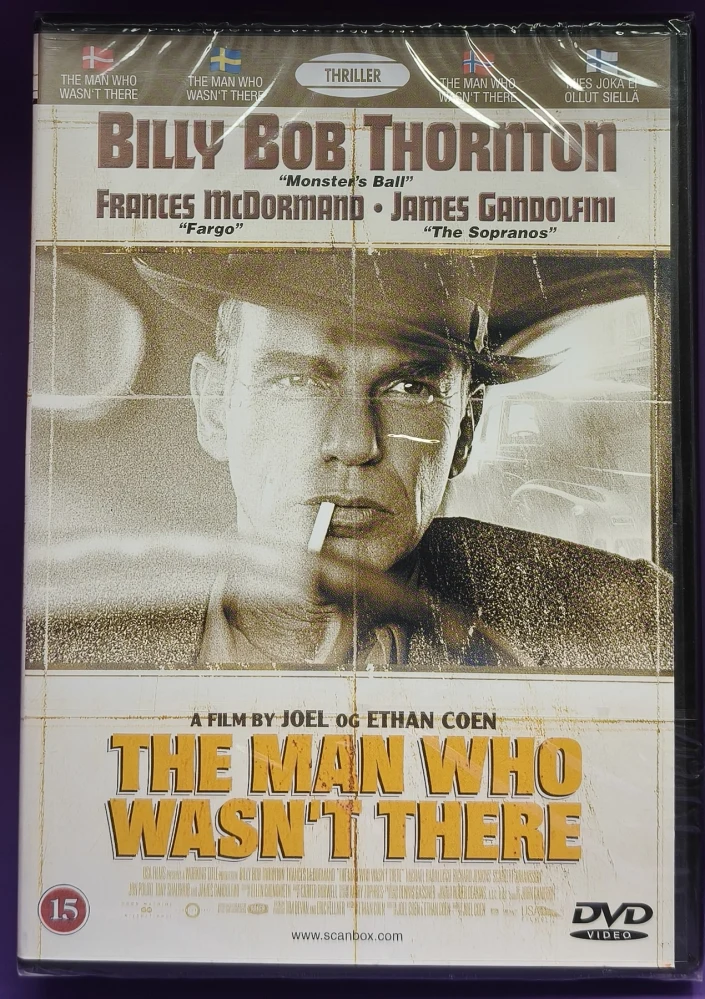 UUSI! DVD)  The Man Who Wasn't There - Mies joka ei ollut siellä (2001)