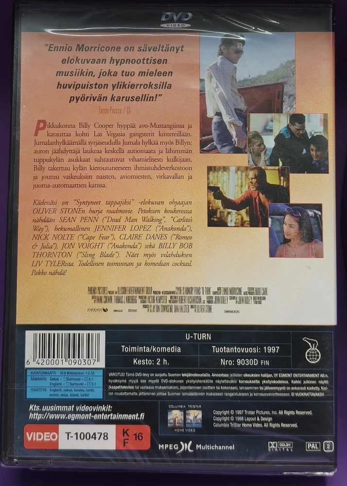 UUSI! (DVD) U-käännös helvettiin (1997) EGMONT