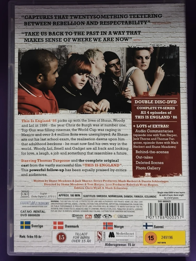 2 DVD) This is England '86 (2010) SUOMITEKSTIT