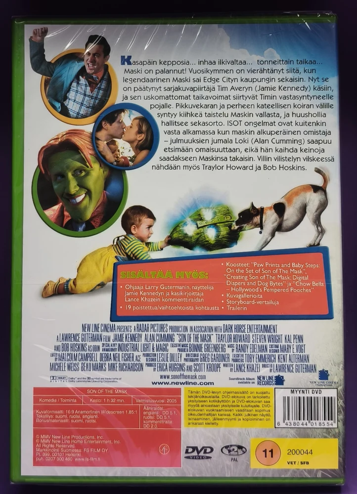 UUSI! DVD) Son Of The Mask (2005) Jamie Kennedy