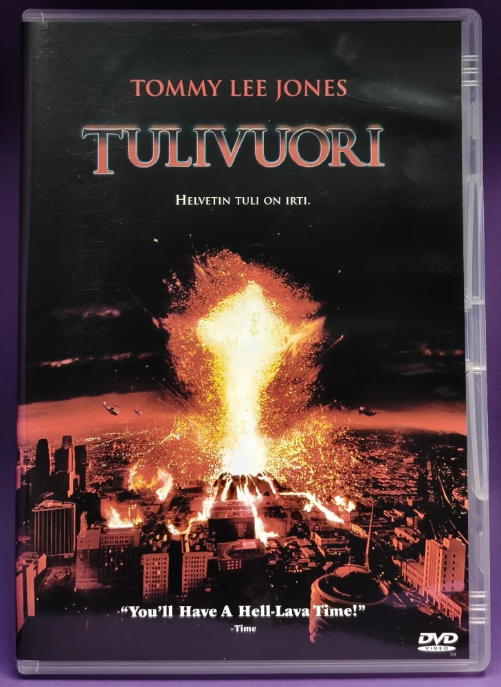 DVD) Tommy Lee Jones: Tulivuori - Volcano (1997)