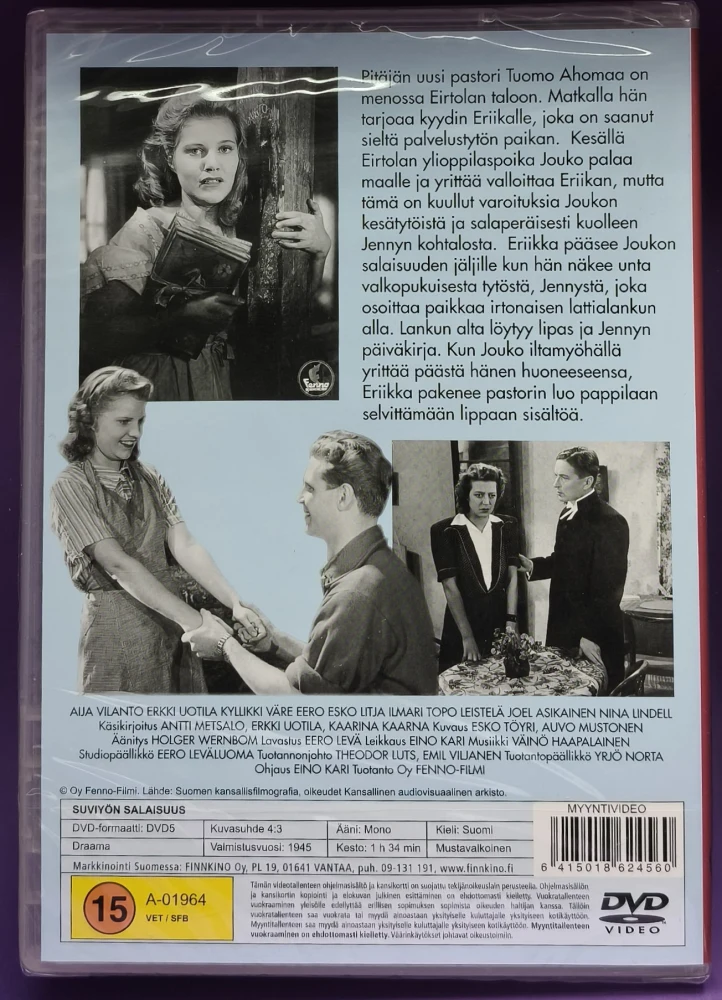 UUSI (DVD) Suviyön Salaisuus (1945) Masa Niemi