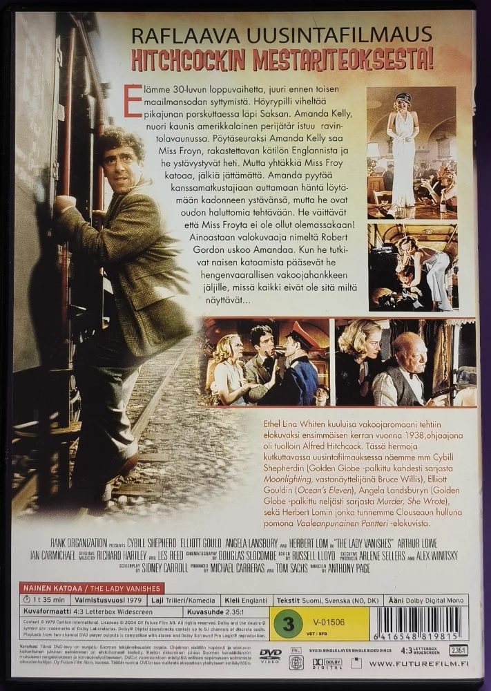 DVD) Cybill Shepherd: Nainen Katoaa - The Lady Vanishes (1979)