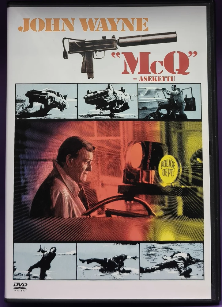 DVD) John Wayne: McQ - asekettu (1974) SUOMIKANNET