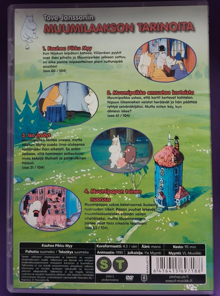 DVD) MUUMI 18 - Kauhea Pikku Myy "Vanhat äänet"
