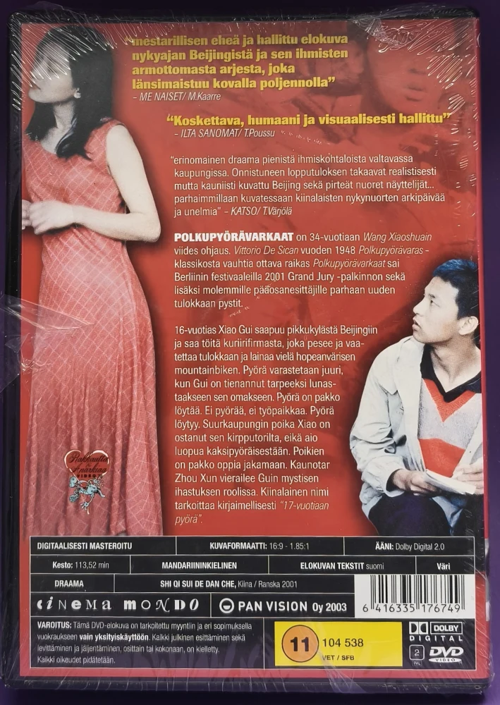 UUSI (DVD) Polkupyörävarkaat (2001)