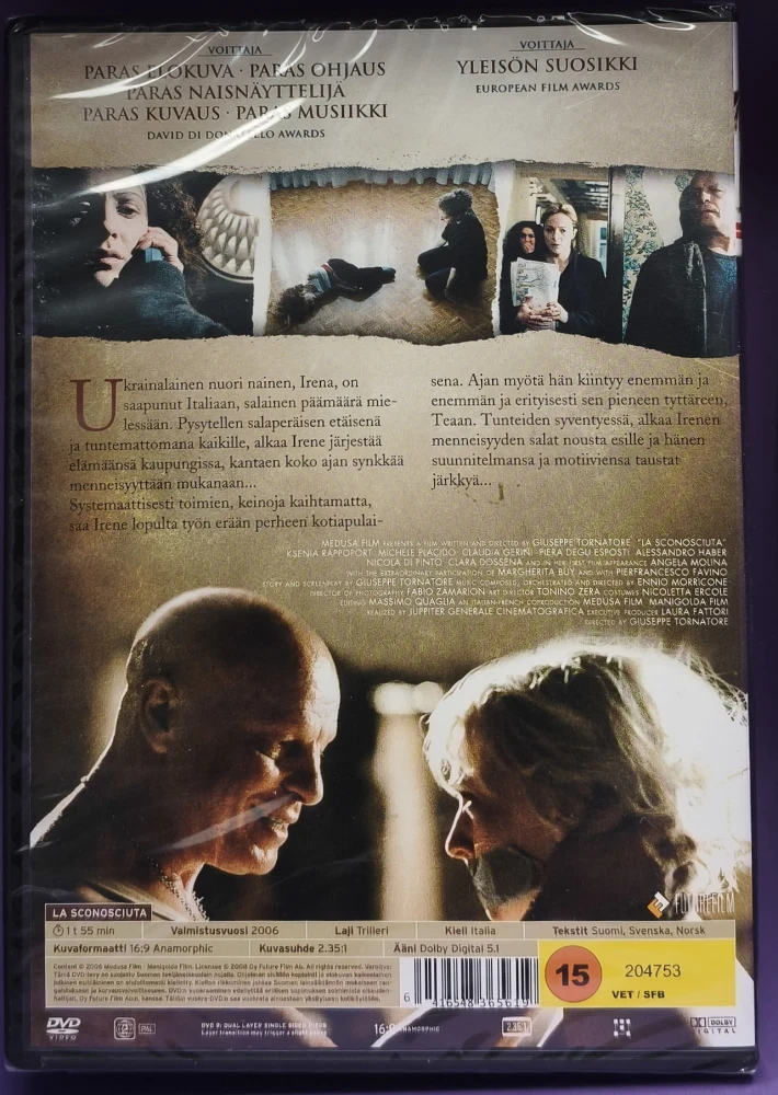 UUSI (DVD) Giuseppe Tornatore: Tuntematon nainen (2006)