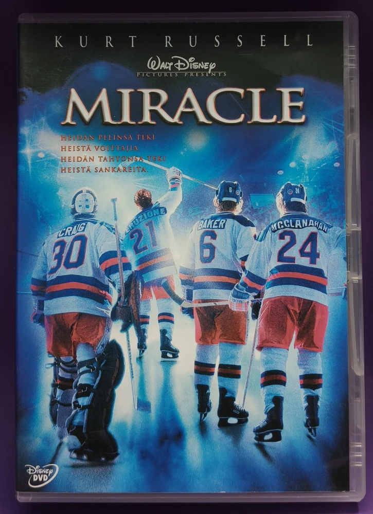 DVD) Walt Disney: Miracle – unelma voitosta (2004) SUOMIKANNET