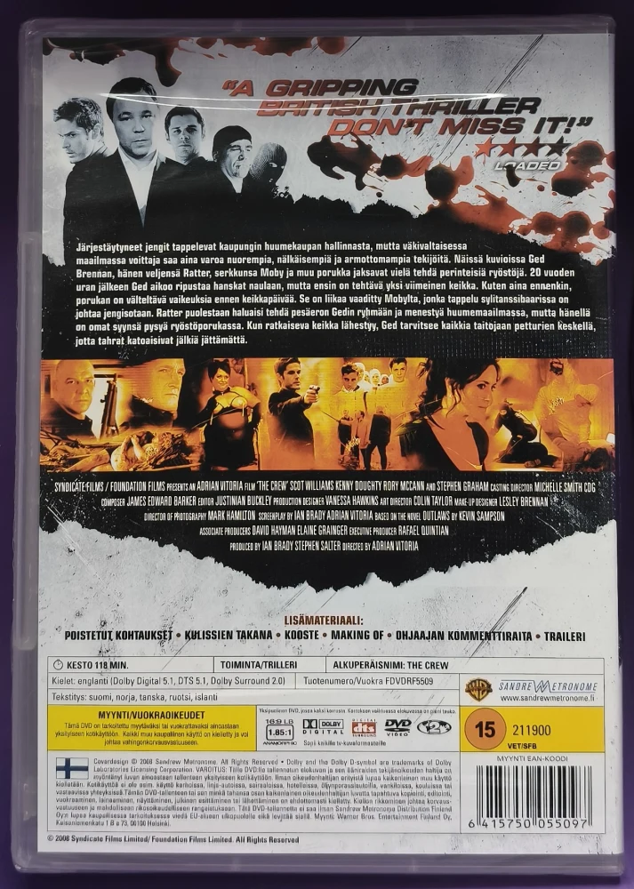 UUSI (DVD) The Crew (2008) SUOMIKANNET