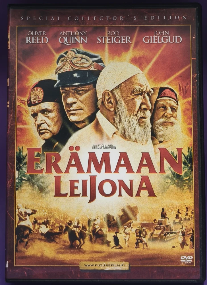 DVD) Anthony Quinn: Erämaan leijona (1981) SUOMIKANNET