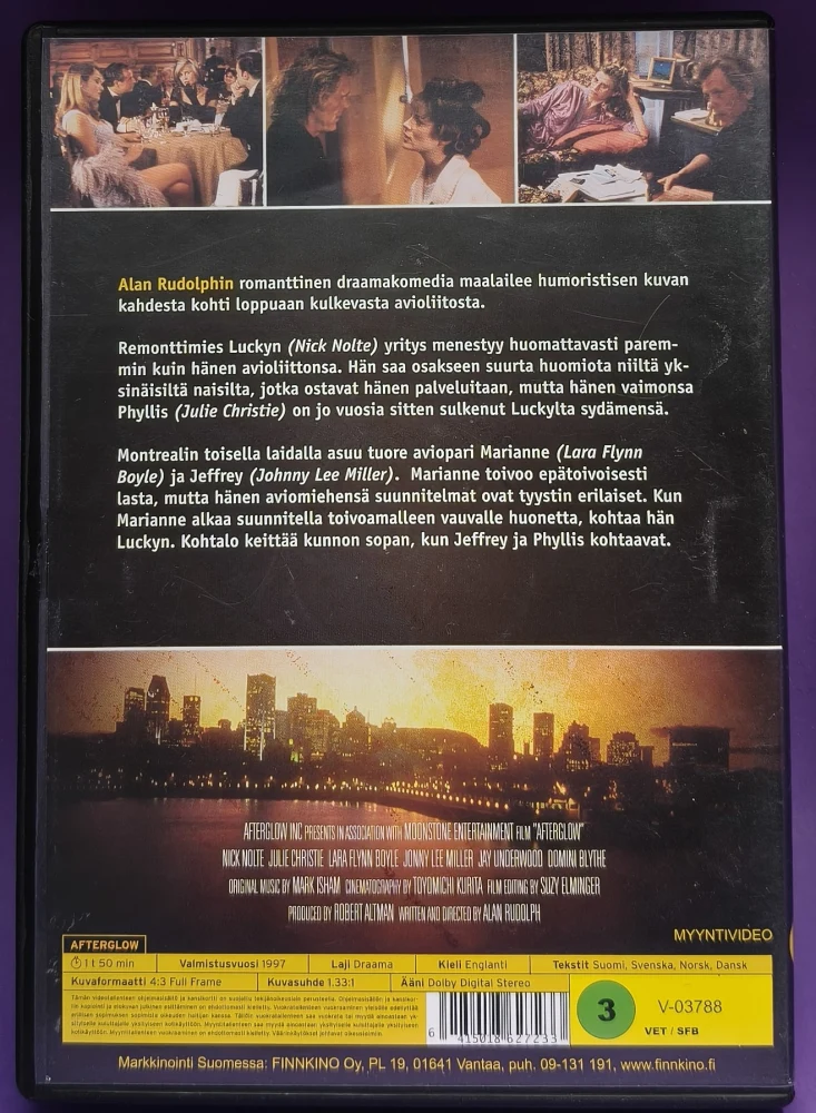 DVD) Nick Nolte: Hehkutuksia - Afterglow (1997)