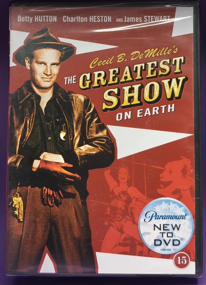 UUSI (DVD) The Greatest Show On Earth - Suuri maailmansirkus (1952)