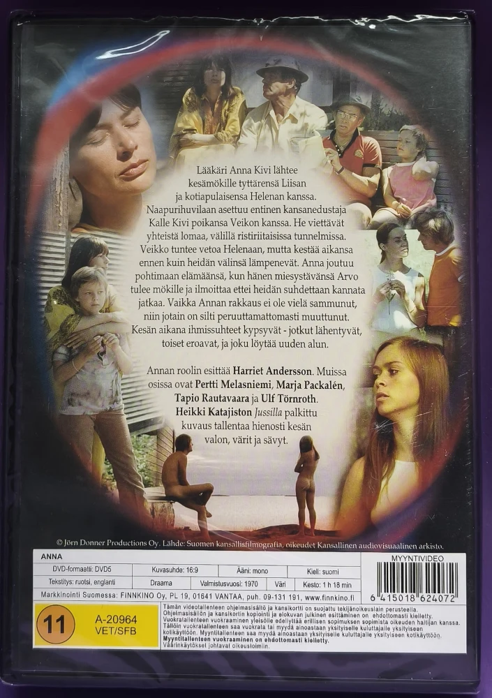 UUSI (DVD) Jörn Donner: Anna (1970) Harriet Andersson