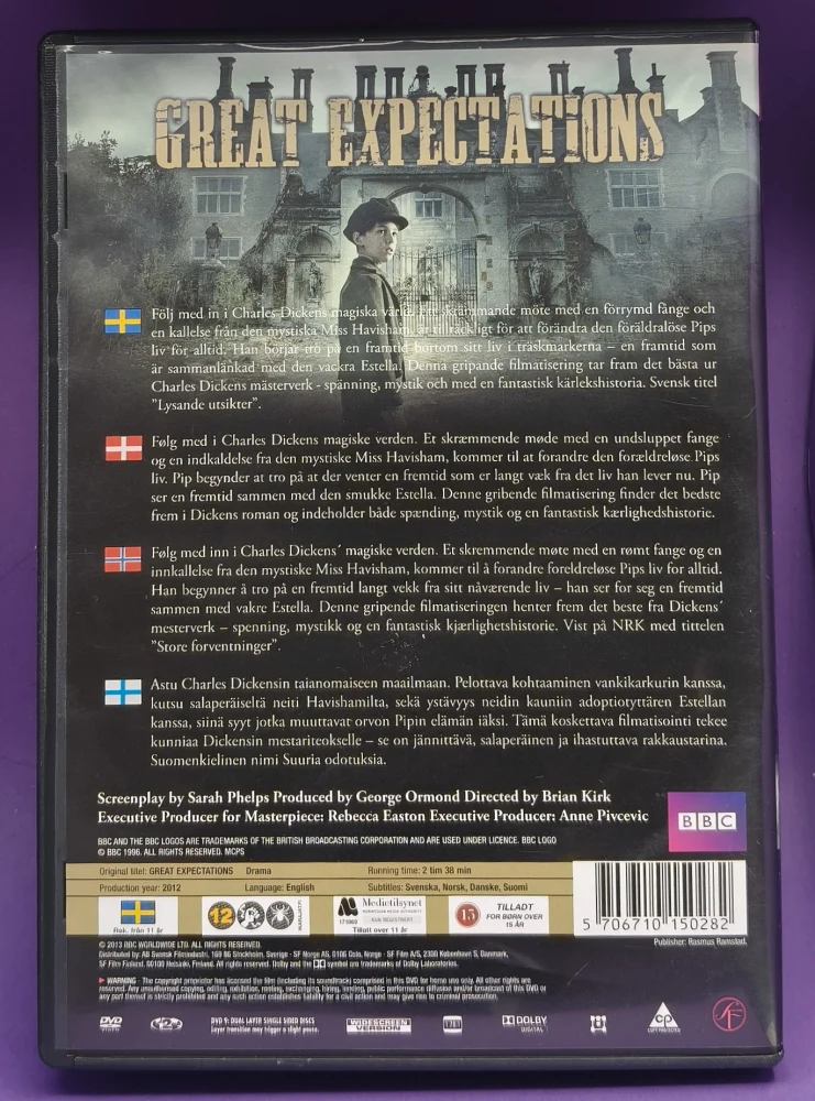 DVD) Charles Dickens: Great Expectations (2012) BBC