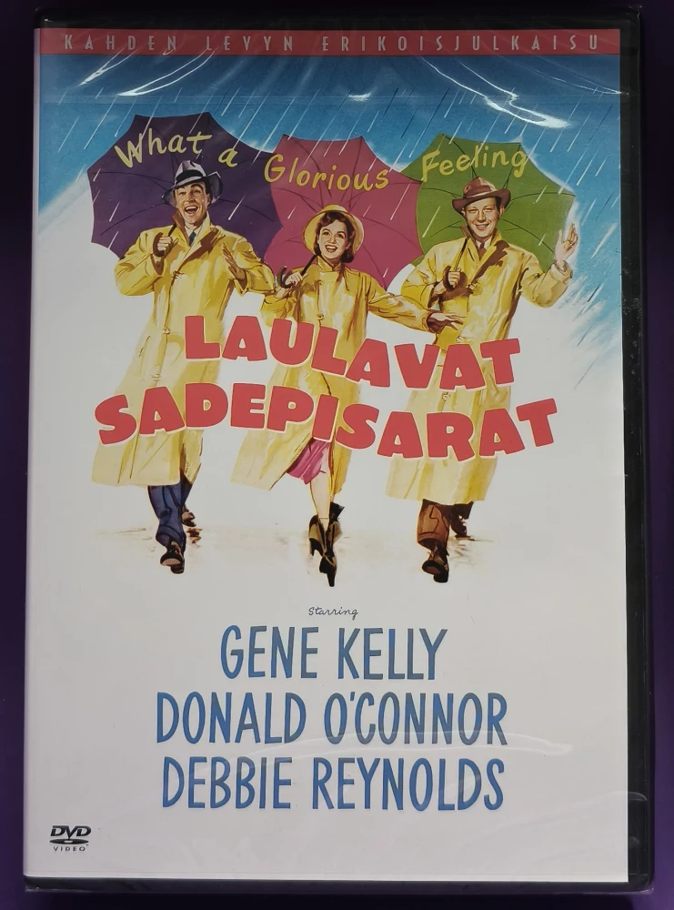 UUSI (2 DVD)  Gene Kelly: Laulavat sadepisarat (1952) SUOMIKANNET