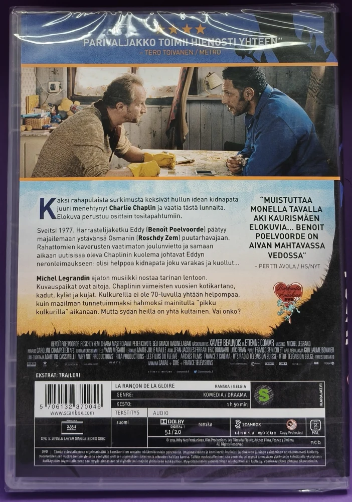 UUSI (DVD) Xavier Beauvois: Chaplinin Pojat (2014) SUOMIKANNNET
