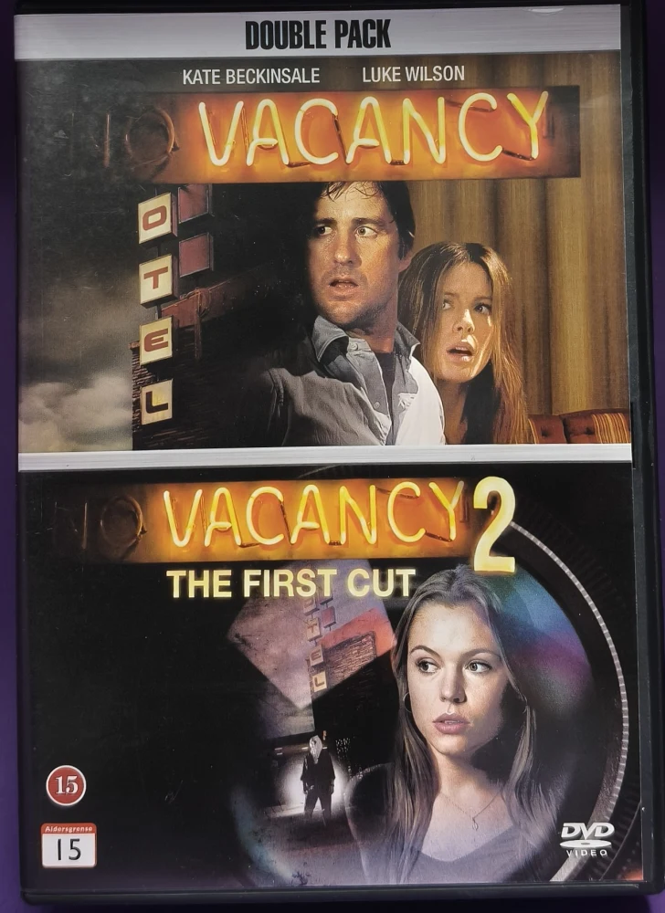 2 DVD) Vacancy 1 (2007) & 2 (2009) SUOMITEKSTIT