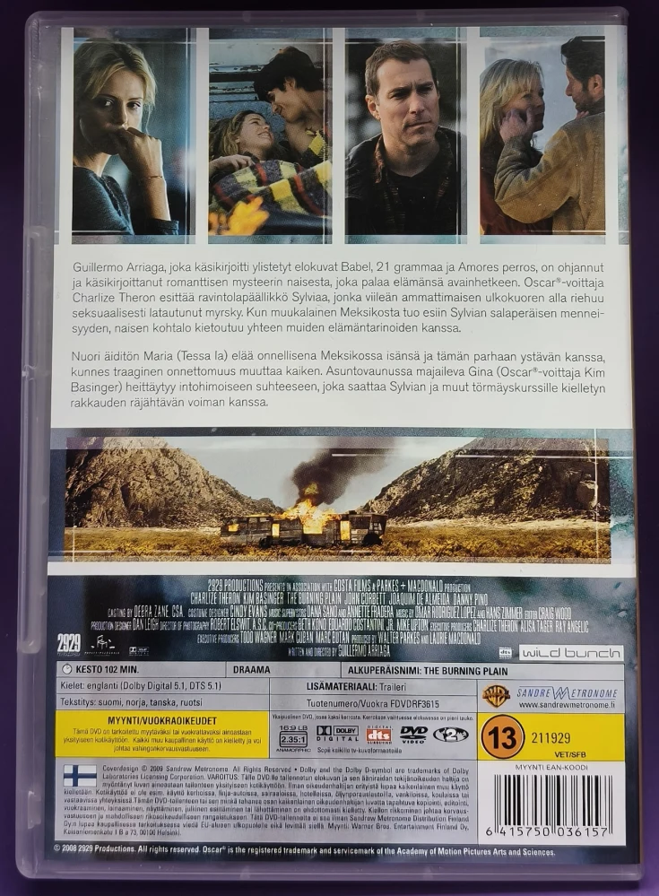 DVD) Kim Basinger, Jennifer Lawrence: The Burning Plain (2008)
