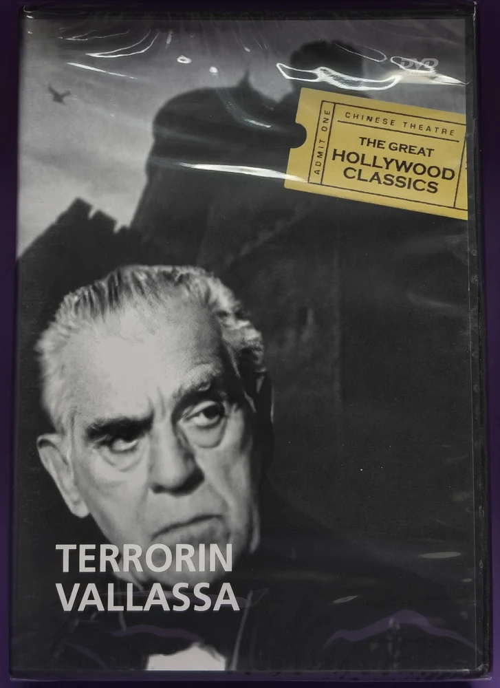 UUSI (DVD) Boris Karloff, Jack Nicholson: Terrorin vallassa (1963)