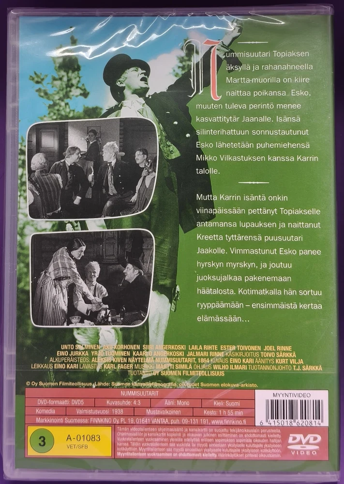 UUSI (DVD) Nummisuutarit (1938)