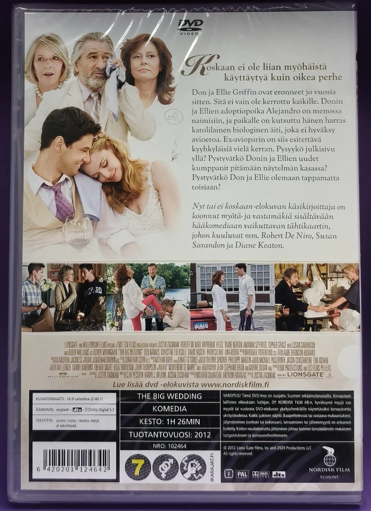 UUSI (DVD) Robert De Niro: Yhdet häät ja kolme anoppia (2013)