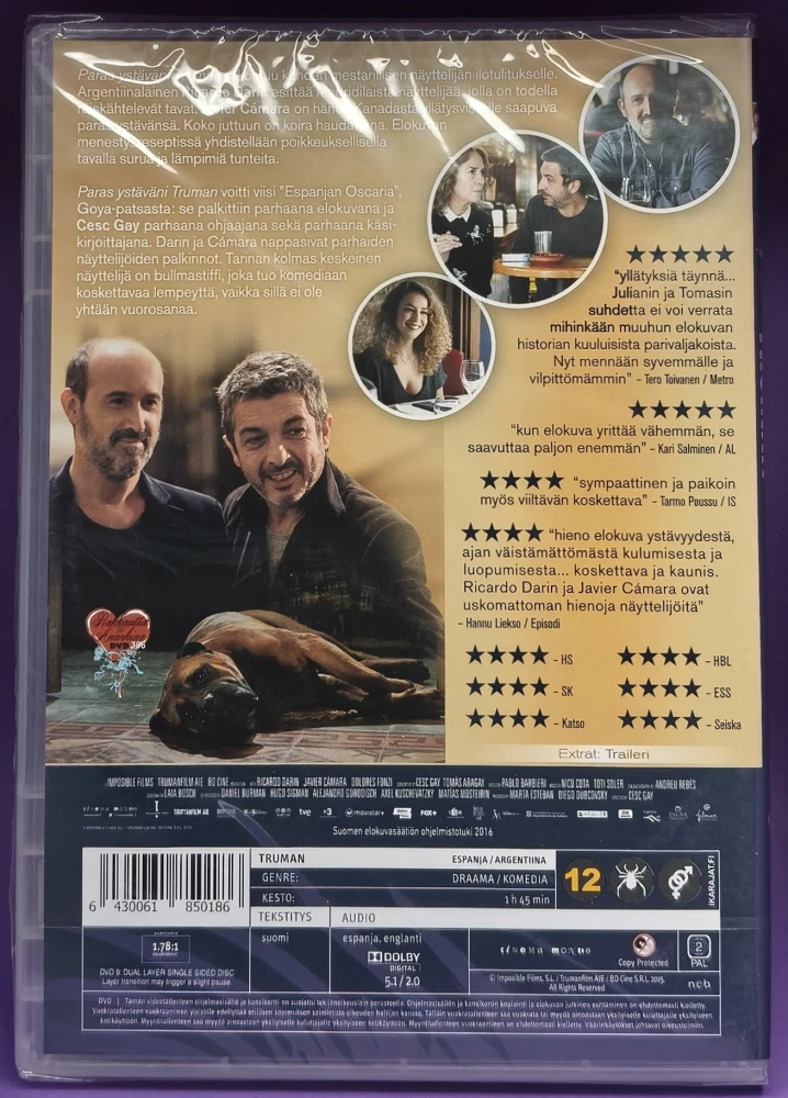 UUSI (DVD) Paras Ystäväni Truman (2013)
