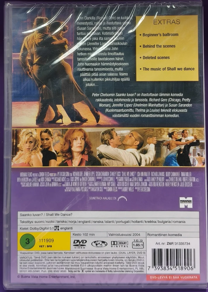 UUS (DVD) Richard Gere: Saanko luvan? (2004)