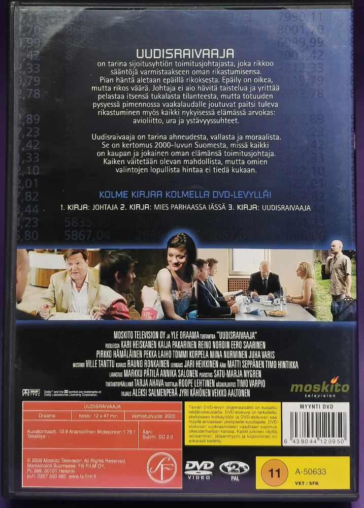 3 DVD) Uudisraivaaja (2005) Kari Heiskanen