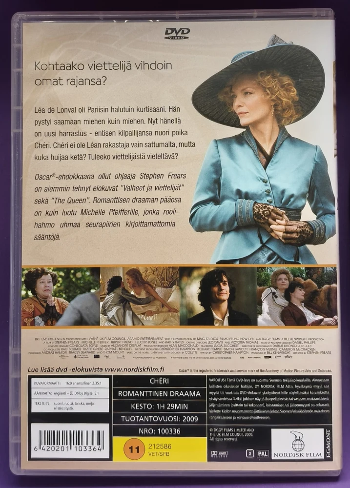 DVD) Michelle Pfeiffer: Cheri - CHÉRI (2009) SUOMIKANNET