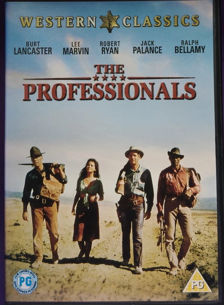 DVD) The Professionals - Saalistajat (1966) Burt Lancaster, Lee Marvin