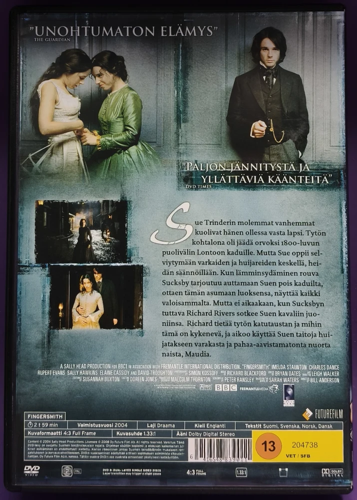 DVD) Sarah Waters: Silmänkääntäjä - Fingersmith (2004) SUOMIKANNET