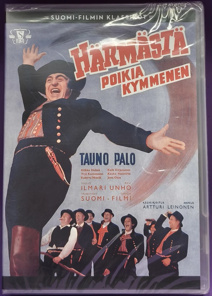UUSI (DVD) Tauno Palo: Härmästä poikia kymmenen (1950)