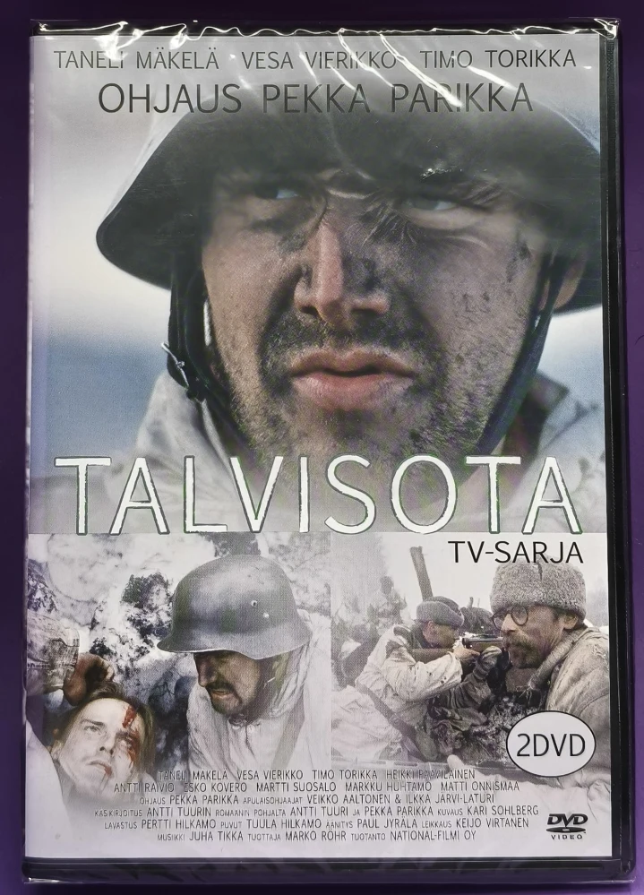 UUSI (2 DVD) Pekka Parikka: Talvisota - TV-SARJA (1989)