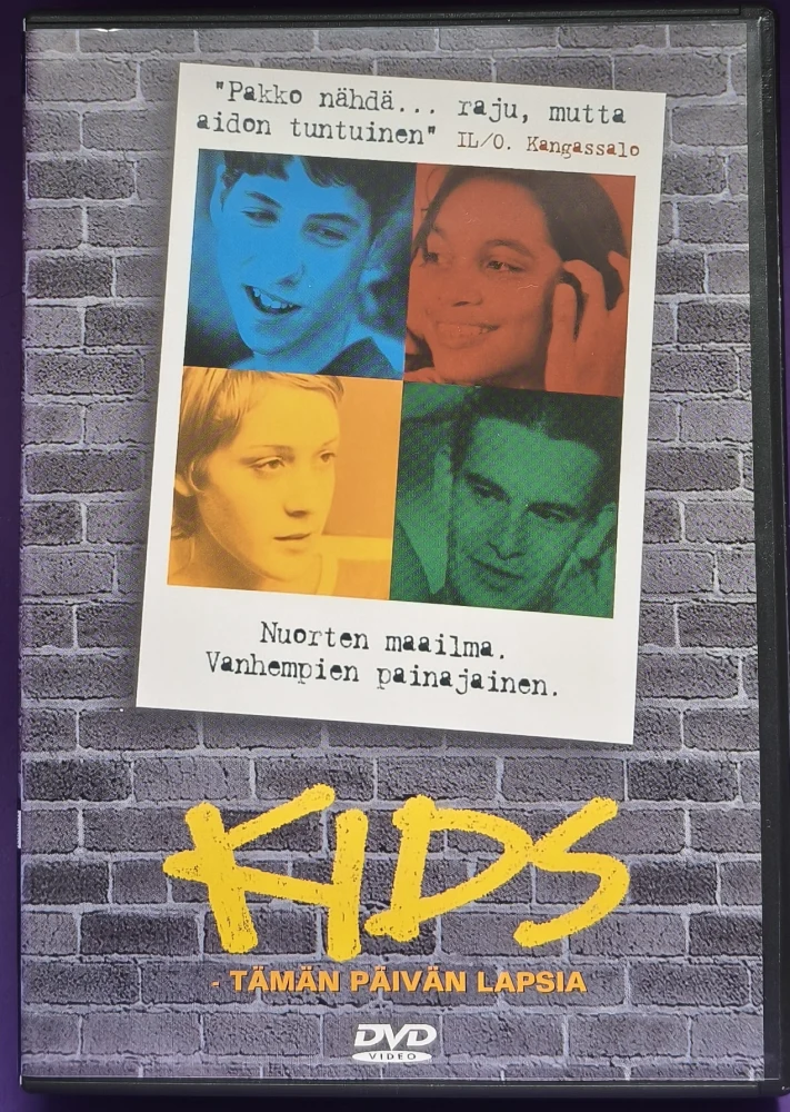 DVD) Larry Clark: Kids – tämän päivän lapsia (1995) SUOMIKANNET