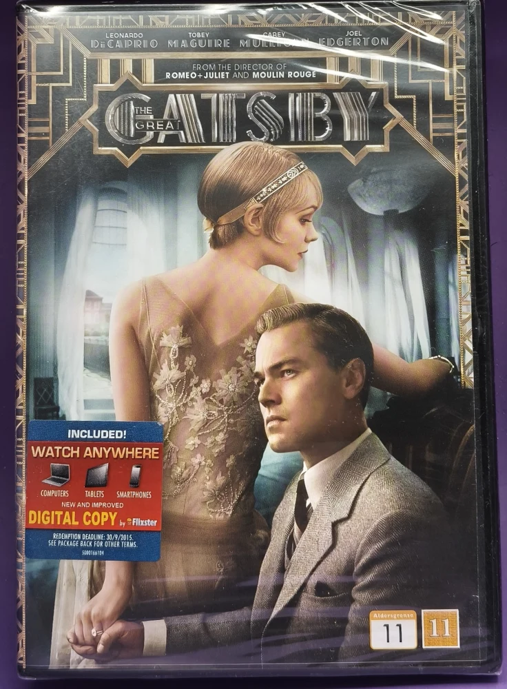 UUSI (DVD) The Great Gatsby (2012) Leonardo DiCaprio