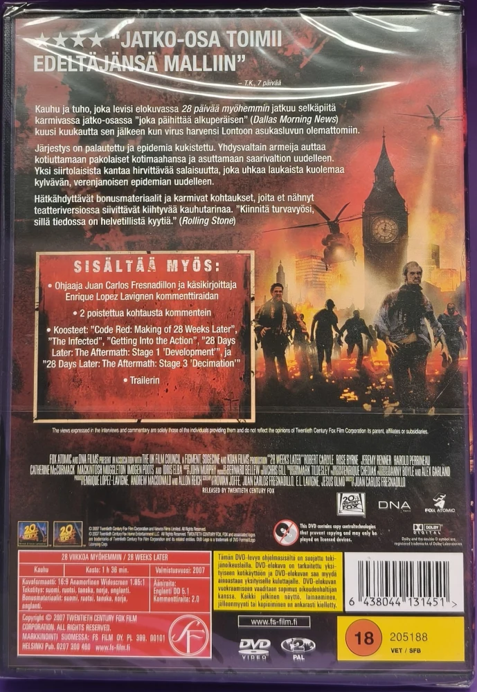 UUSI (DVD) 28 viikkoa myöhemmin (2007)