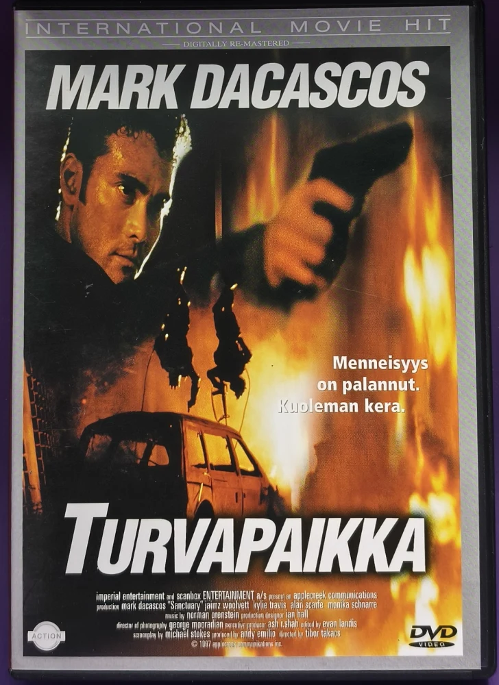 DVD) Mark Dacascos: Turvapaikka - Sanctuary (1997)