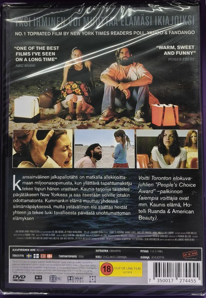 UUSI (DVD) BELLA (2006) SUOMIKANNET