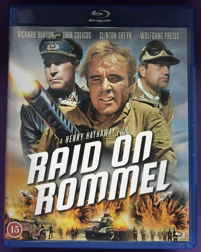 BLU-RAY) Richard Burton: Raid on Rommel - Yllätysisku (1971)