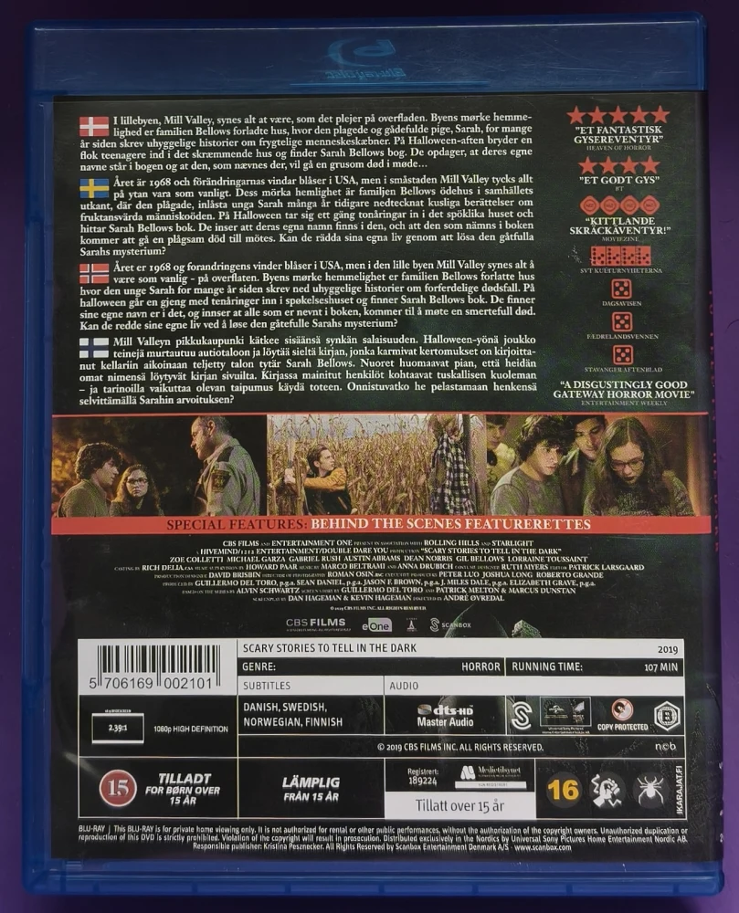 BLU-RAY) Scary Stories to Tell in the Dark (2019)